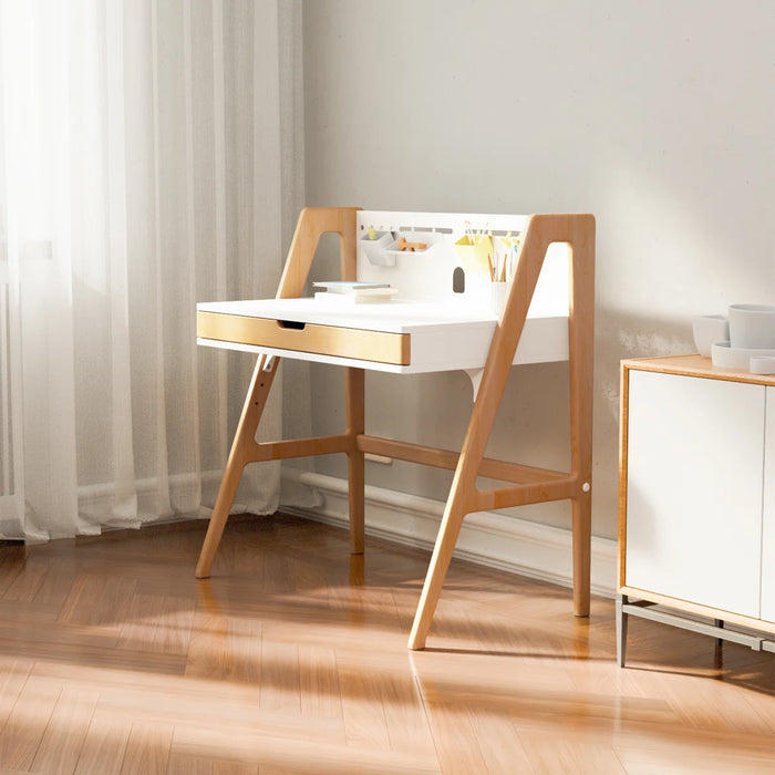 35.4" Wood Adjustable Kids Writing and Learning Desk