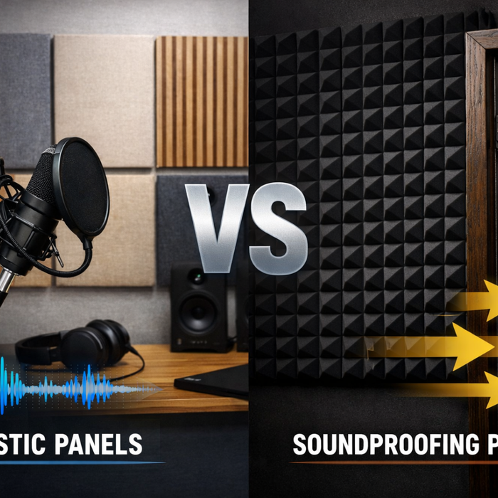 Acoustic Panels vs. Soundproofing Panels: What’s the Difference (and Which One Do You Actually Need?)