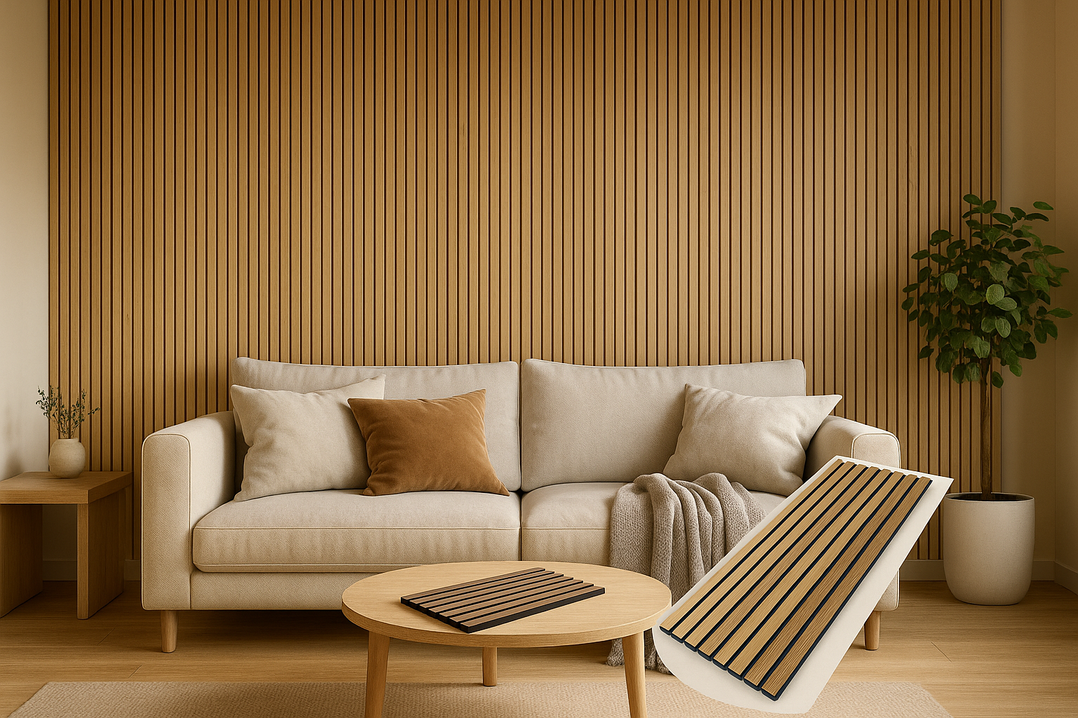 Stylish & Quiet Living Rooms with Acoustic Wall Panels | Unisoar