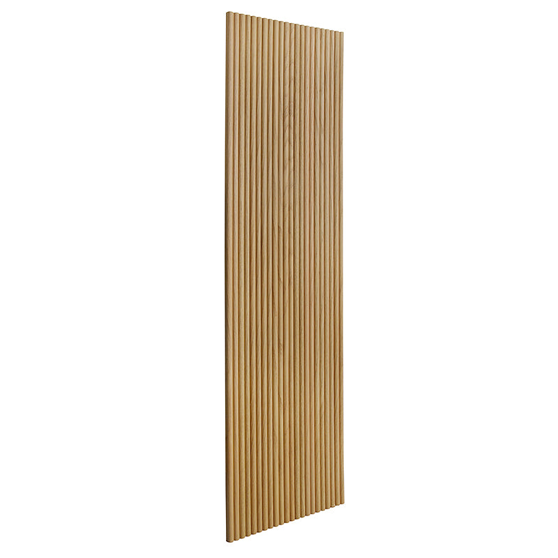 Flexible Wood Slat Wall Panels - 4ft 3D Acoustic Timber Slats for Flat & Curved Walls (2-Pack)