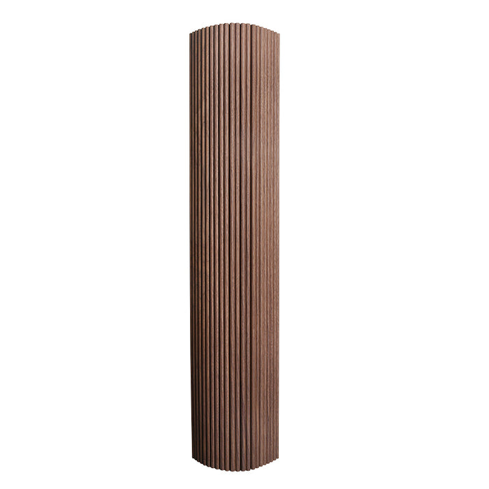 Flexible Wood Slat Wall Panels - 4ft 3D Acoustic Timber Slats for Flat & Curved Walls (2-Pack)