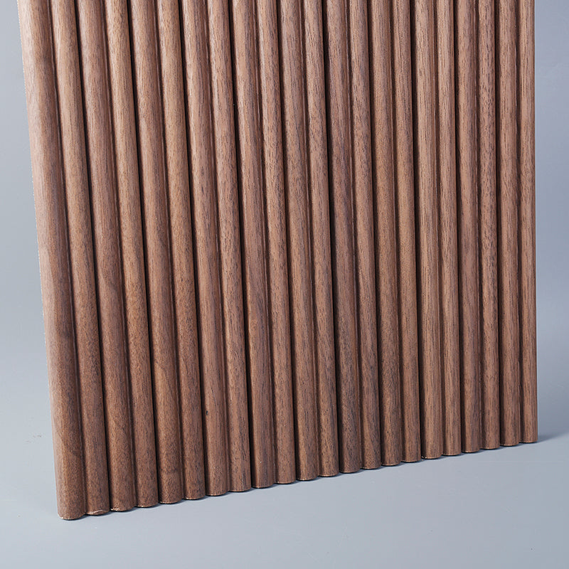 Flexible Wood Slat Wall Panels - 4ft 3D Acoustic Timber Slats for Flat & Curved Walls (2-Pack)