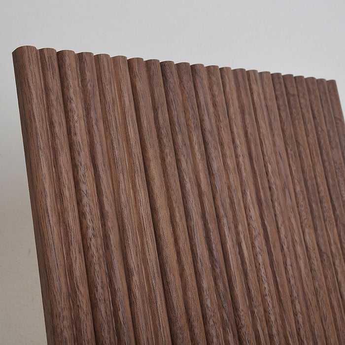 Flexible Wood Slat Wall Panels - 4ft 3D Acoustic Timber Slats for Flat & Curved Walls (2-Pack)