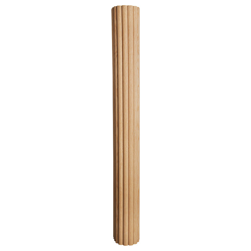 Flexible Wood Slat Wall Panels - 4ft 3D Acoustic Timber Slats for Flat & Curved Walls (2-Pack)