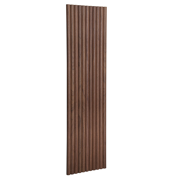 Flexible Wood Slat Wall Panels - 4ft 3D Acoustic Timber Slats for Flat & Curved Walls (2-Pack)