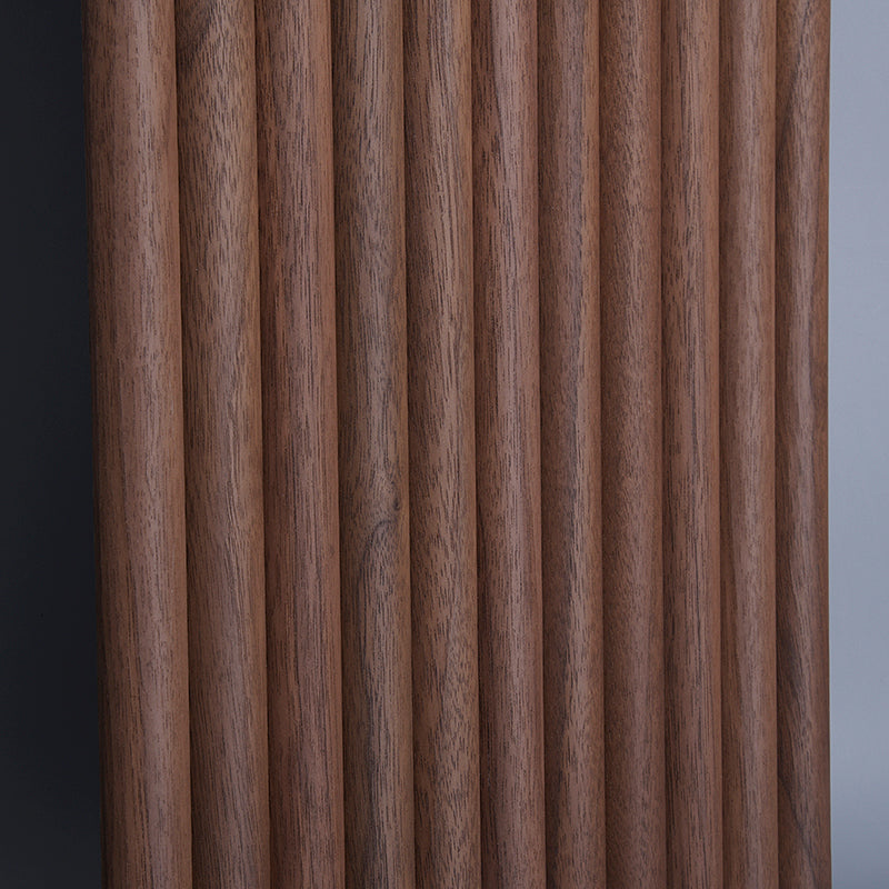 Flexible Wood Slat Wall Panels - 4ft 3D Acoustic Timber Slats for Flat & Curved Walls (2-Pack)