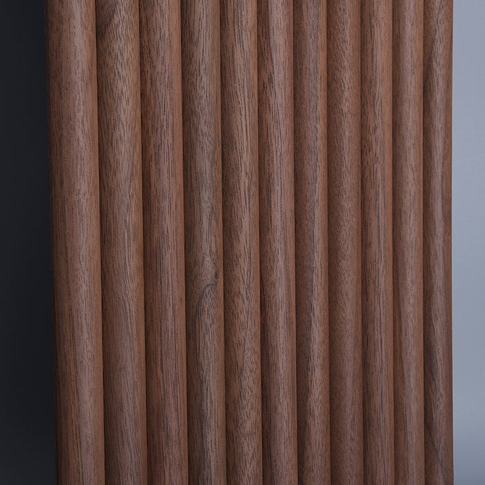 Flexible Wood Slat Wall Panels - 4ft 3D Acoustic Timber Slats for Flat & Curved Walls (2-Pack)