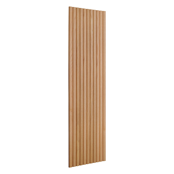 Flexible Wood Slat Wall Panels - 4ft 3D Acoustic Timber Slats for Flat & Curved Walls (2-Pack)
