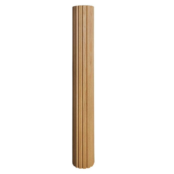 Flexible Wood Slat Wall Panels - 4ft 3D Acoustic Timber Slats for Flat & Curved Walls (2-Pack)