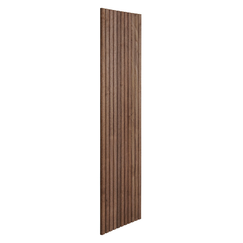 Flexible Wood Slat Wall Panels - 4ft 3D Acoustic Timber Slats for Flat & Curved Walls (2-Pack)