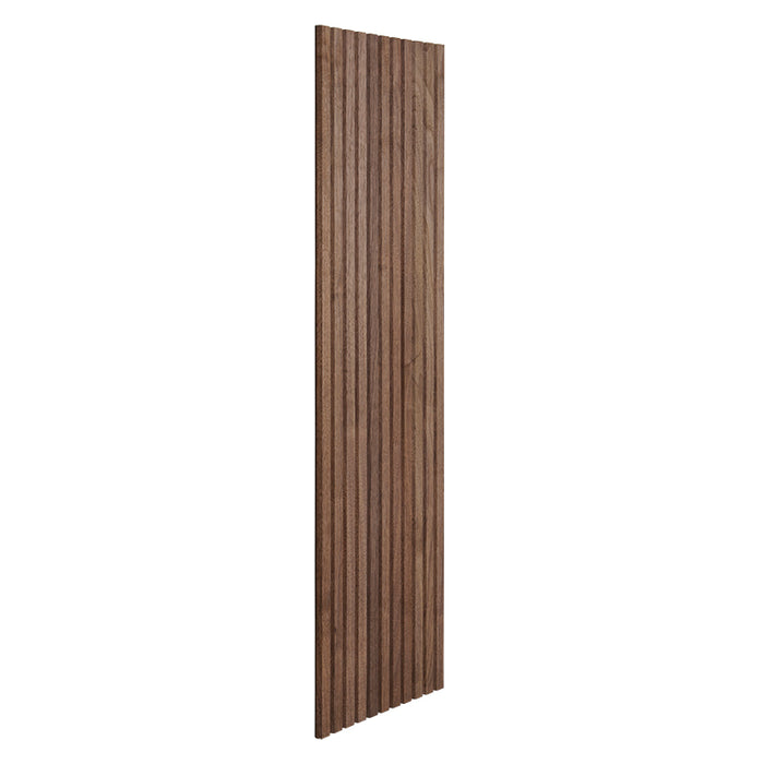 Flexible Wood Slat Wall Panels - 4ft 3D Acoustic Timber Slats for Flat & Curved Walls (2-Pack)