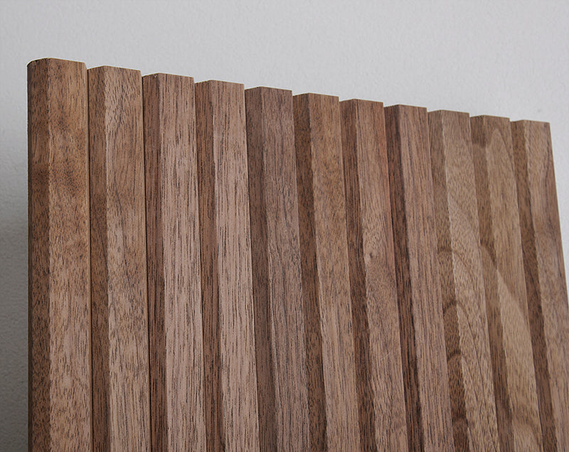 Flexible Wood Slat Wall Panels - 4ft 3D Acoustic Timber Slats for Flat & Curved Walls (2-Pack)