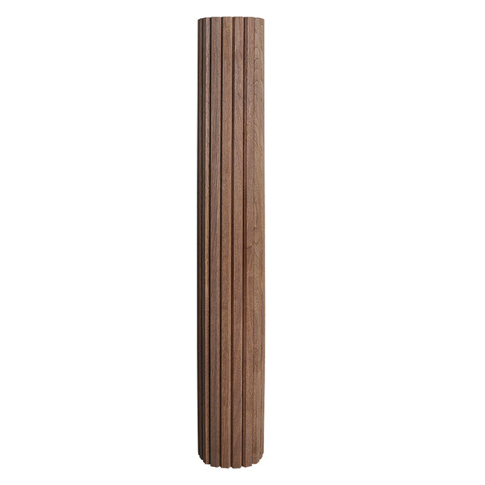 Flexible Wood Slat Wall Panels - 4ft 3D Acoustic Timber Slats for Flat & Curved Walls (2-Pack)