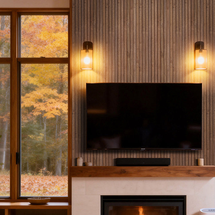 Flexible Wood Slat Wall Panels - 4ft 3D Acoustic Timber Slats for Flat & Curved Walls (2-Pack)