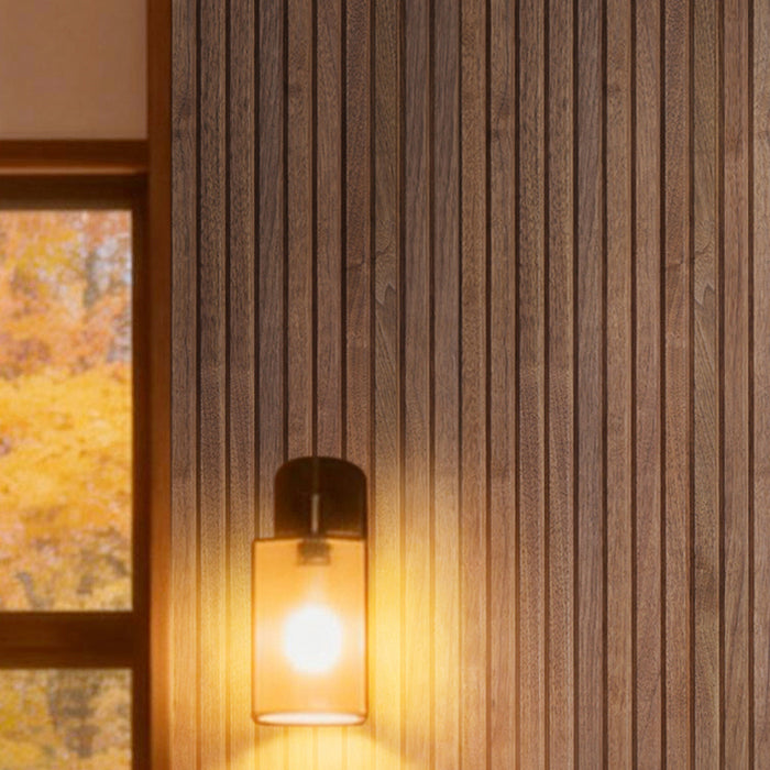 Flexible Wood Slat Wall Panels - 4ft 3D Acoustic Timber Slats for Flat & Curved Walls (2-Pack)