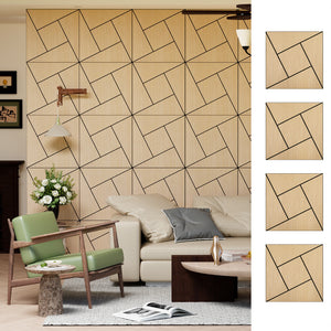 Paneles de pared acústicos de chapa de roble flexibles y ligeros Unisoar