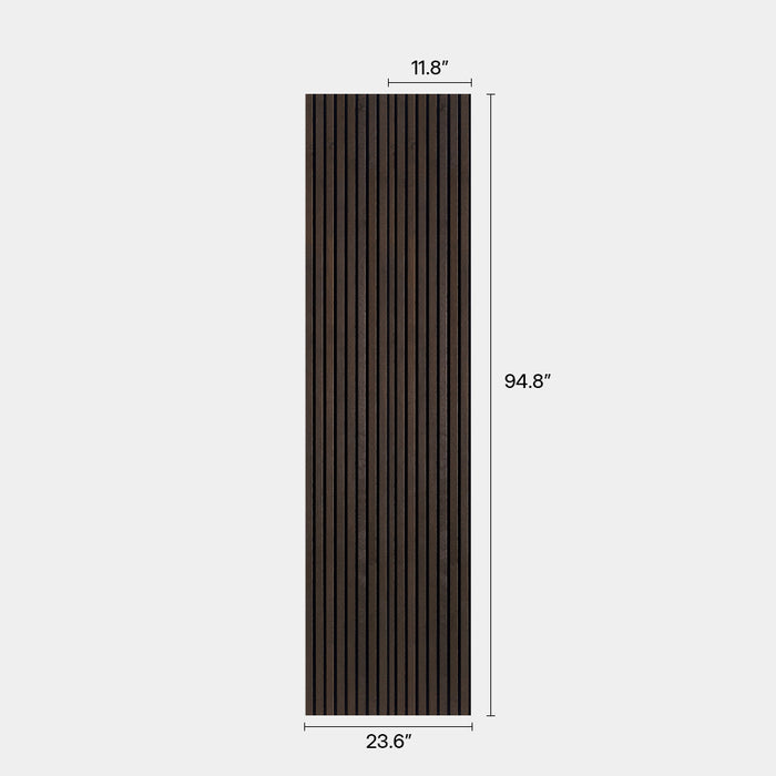 Lightweight Flexible Smoked Wood Veneer Acoustic Slat Wall Panels Unisoar