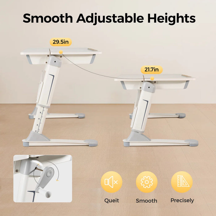 41.3'' Adjustable Ergonomic Kids Desk with Tiltable tabletop