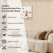  Eco-friendly oak slat acoustic panels by Unisoar installed in a modern living room interior