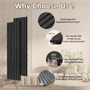 Why choose Unisoar black oak acoustic panels—soundproofing, durability, and easy installation
