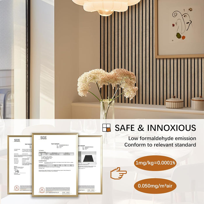 Premium Walnut Acoustic Slat Wall Panels by Unisoar
