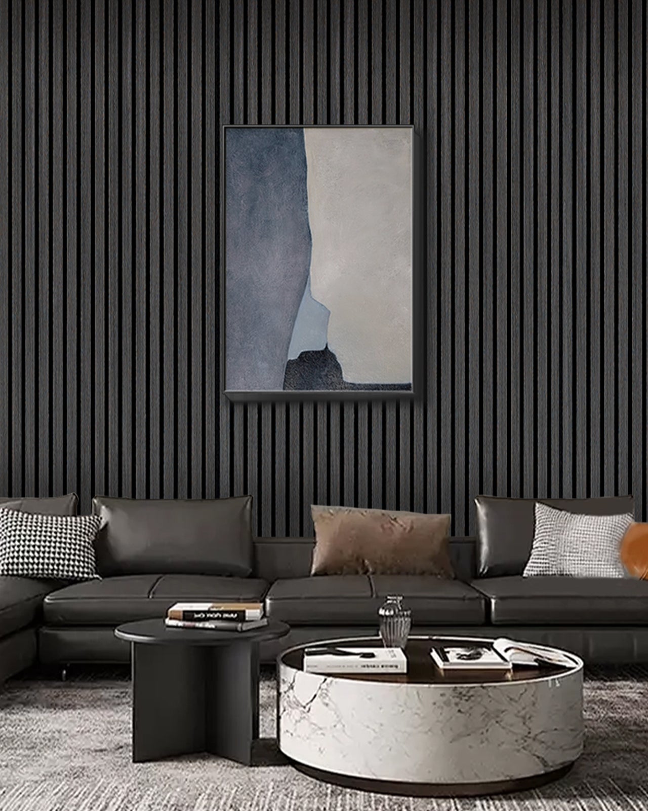 Black Oak Acoustic Wood Wall Panels