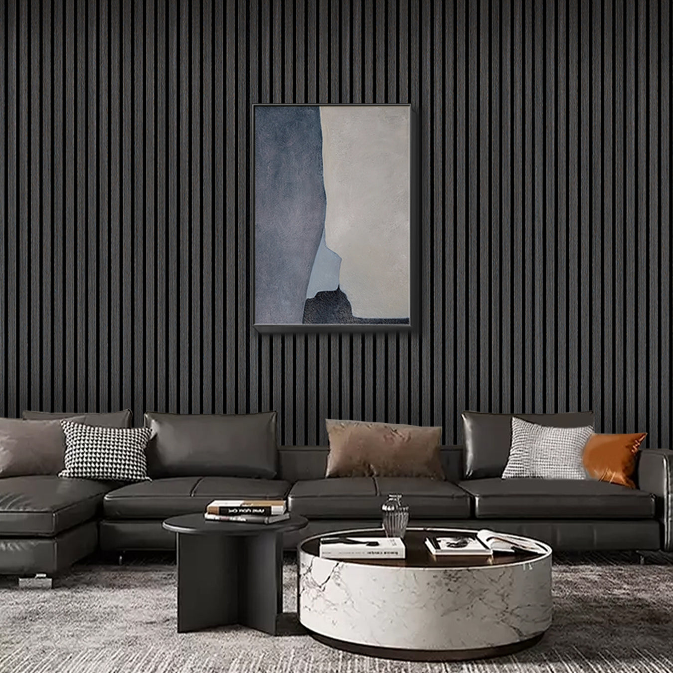 Black Oak Acoustic Wood Wall Panels