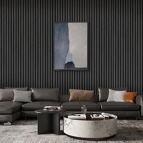 Premium Black Oak Wall Panels