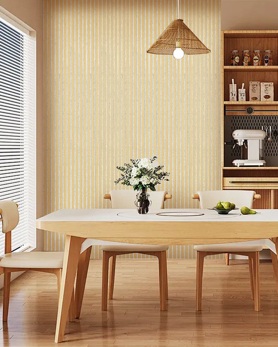 Premium Oak (Gray Felt) Acoustic Slat Wall Panels by Unisoar