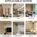 Collage of various interior scenes including living room, office, lounge, TV background, meeting room, and bedroom.