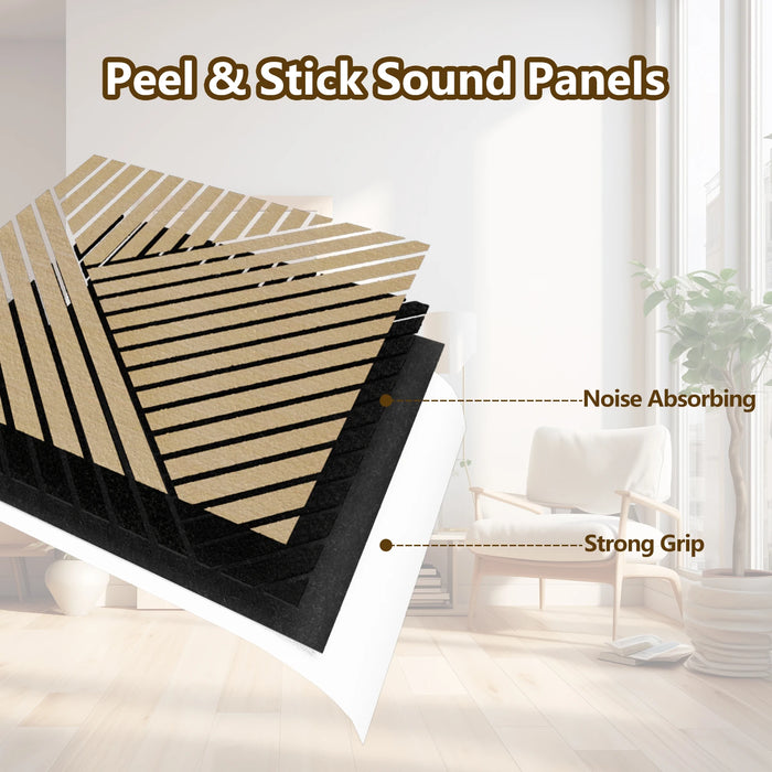 Lightweight Flexible Oak Veneer Acoustic Diagonal Chevron Wall Panels Unisoar