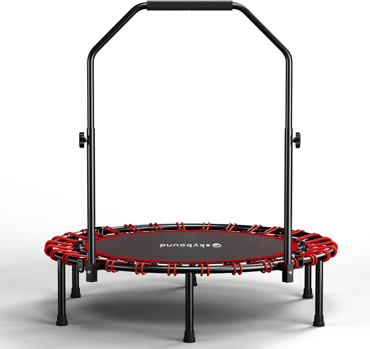 40" Quiet Bungee Rebounder for Adults, Foldable w/ Adj. U-Bar (350lbs)