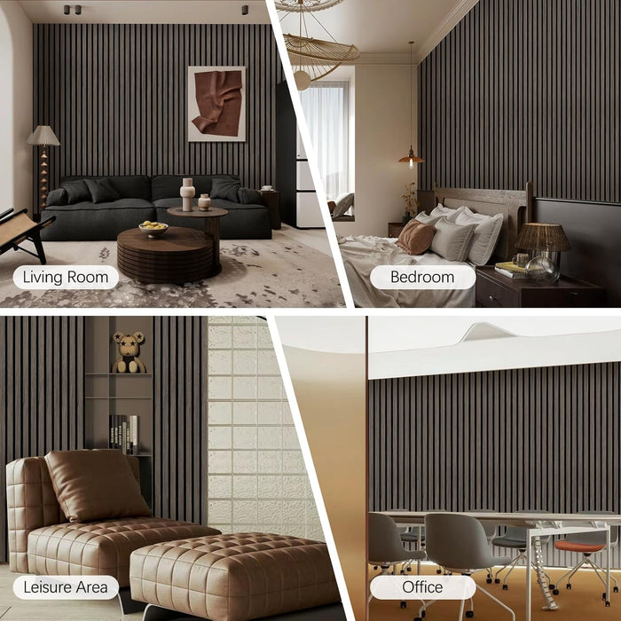 Engineered Wood Wall Panel Color Sample Pack （3PCS） by Unisoar