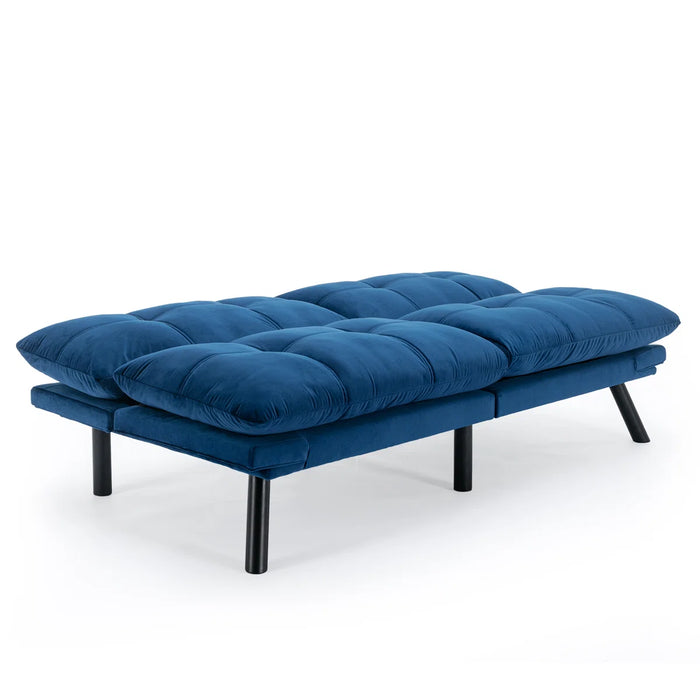 Convertible Futon Sofa Bed Couch | Adjustable 2-Seater Sleeper