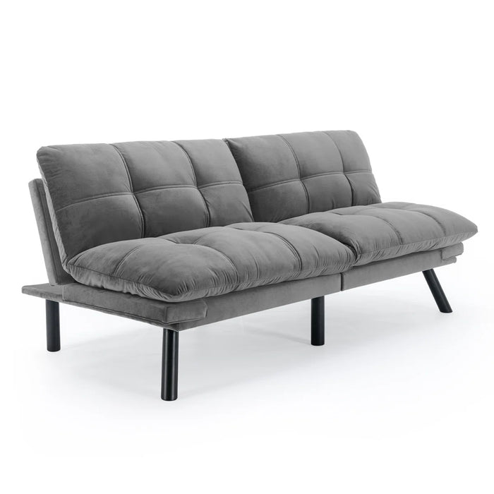 Convertible Futon Sofa Bed Couch | Adjustable 2-Seater Sleeper
