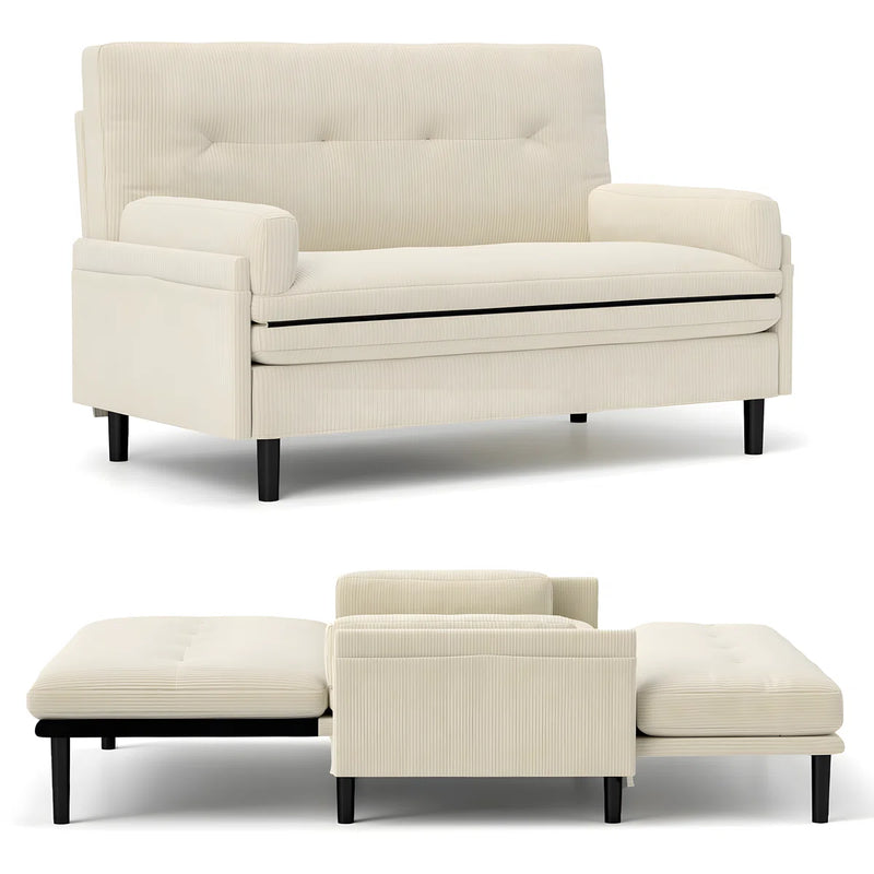 Convertible Queen Sofa Bed Couch | Adjustable Sleeper Chair Pullout
