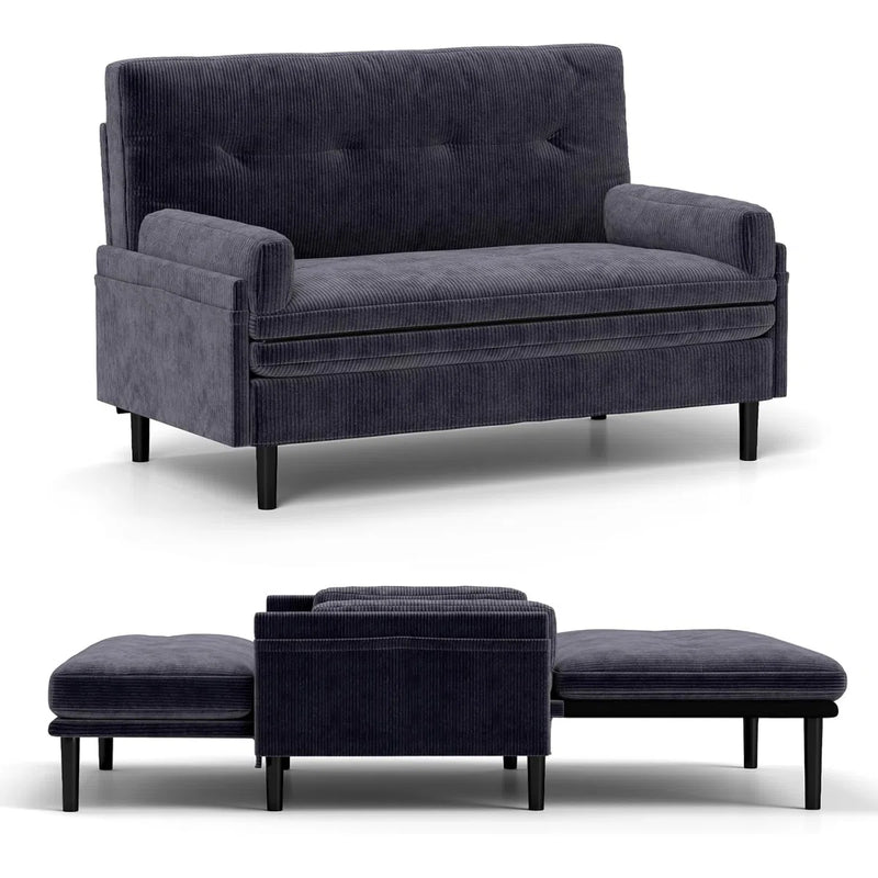 Convertible Queen Sofa Bed Couch | Adjustable Sleeper Chair Pullout