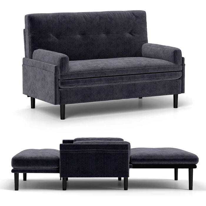 Convertible Queen Sofa Bed Couch | Adjustable Sleeper Chair Pullout