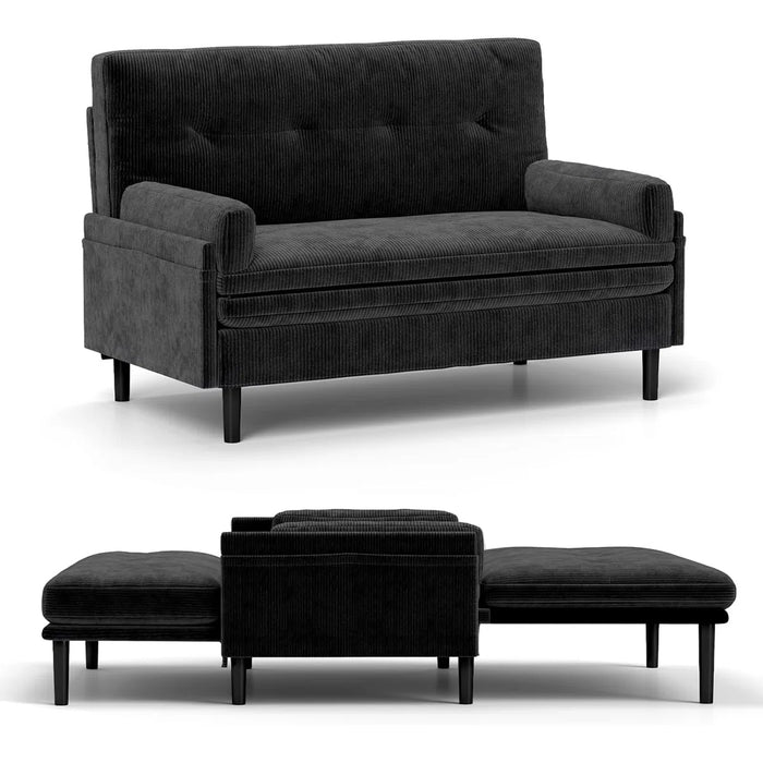 Convertible Queen Sofa Bed Couch | Adjustable Sleeper Chair Pullout