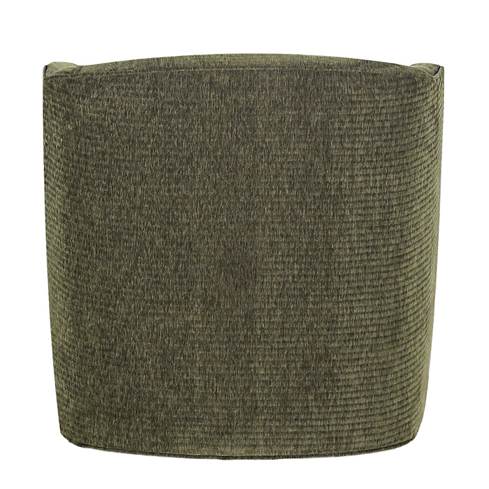 Modern 34" Upholstered Swivel Barrel Accent Chair - 360° Rotating Armchair with Sturdy Metal Base