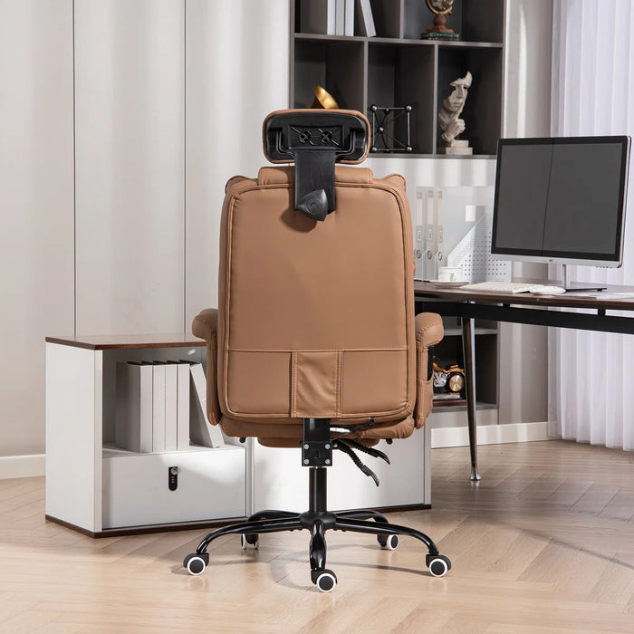 Massage Office Chair | 155° Reclining Ergonomic Chair with Footrest