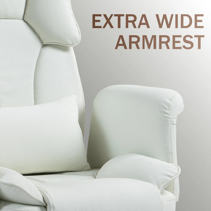 Massage Office Chair | 155° Reclining Ergonomic Chair with Footrest