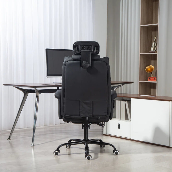 Massage Office Chair | 155° Reclining Ergonomic Chair with Footrest